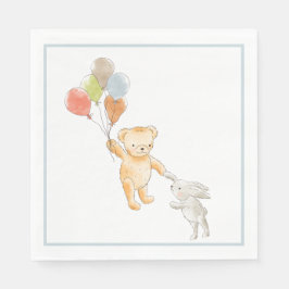 Servilleta De Papel Bearly Wait Baby Shower Napkins
