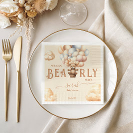 Servilleta De Papel Bearly Wait Sexo Neutral Teddy Bear Globos