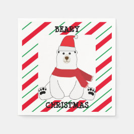 Servilleta De Papel Beary Navidades Fiesta Napkins