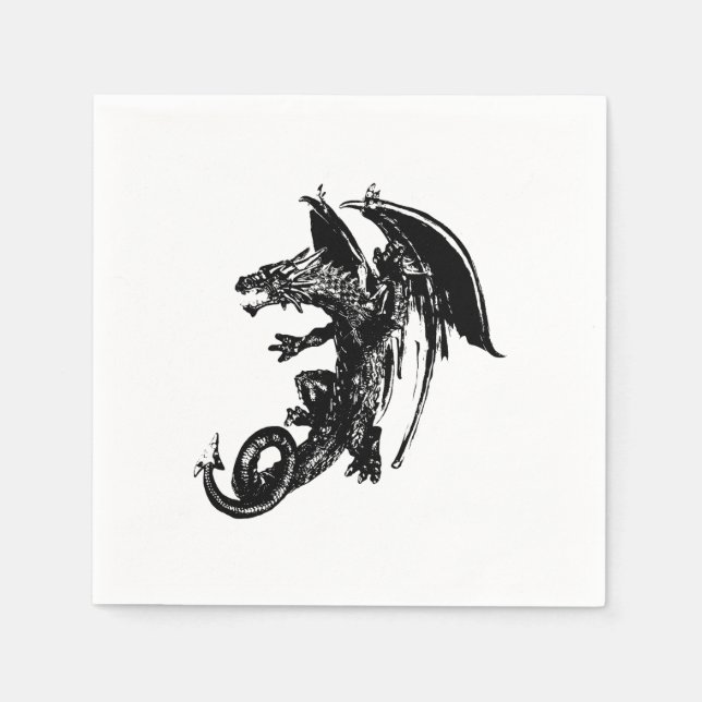 Servilleta De Papel Beast of the Night Dragon x 50 (Anverso)