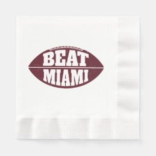 Servilleta De Papel Beat Miami Vintage Aggie Football Gameday Saturday