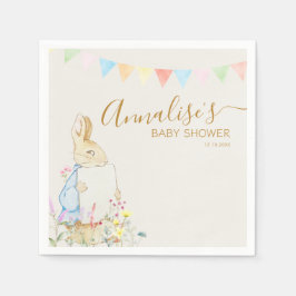 Servilleta De Papel Beatriz Peter the Rabbit Woodland Baby Shower
