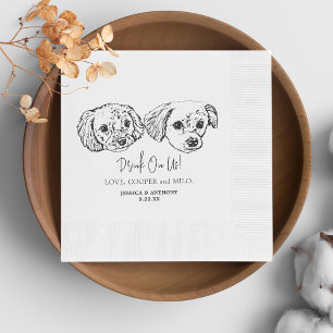 Servilleta De Papel Beba Con Mascotas Estadounidenses Personalizado Bo