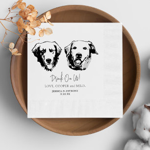 Servilleta De Papel Beba Con Mascotas Estadounidenses Personalizado Bo