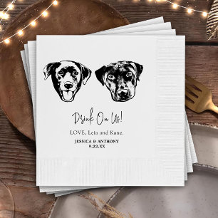 Servilleta De Papel Beba Con Mascotas Estadounidenses Personalizado Bo