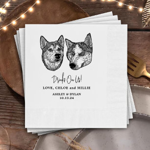Servilleta De Papel Beba Con Mascotas Estadounidenses Personalizado Bo