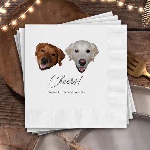 Servilleta De Papel Beba Con Mascotas Estadounidenses Personalizado Bo