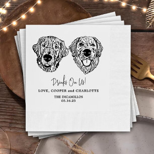 Servilleta De Papel Beba Con Mascotas Estadounidenses Personalizado Bo