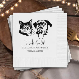 Servilleta De Papel Beba Con Mascotas Estadounidenses Personalizado Bo