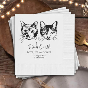 Servilleta De Papel Beba Con Mascotas Estadounidenses Personalizado Bo