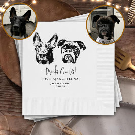 Servilleta De Papel Beba Con Mascotas Estadounidenses Personalizado Bo