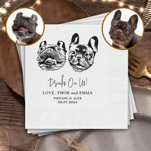 Servilleta De Papel Beba Con Mascotas Estadounidenses Personalizado Bo