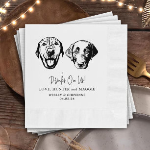 Servilleta De Papel Beba Con Mascotas Estadounidenses Personalizado Bo