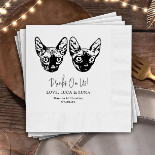 Servilleta De Papel Beba Con Mascotas Estadounidenses Personalizado Bo