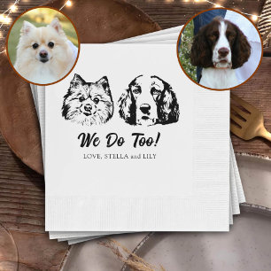 Servilleta De Papel Beba Con Mascotas Estadounidenses Personalizado Bo