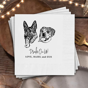 Servilleta De Papel Beba Con Mascotas Estadounidenses Personalizado Bo