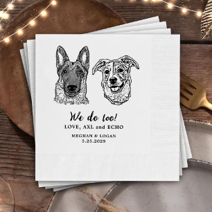 Servilleta De Papel Beba Con Mascotas Estadounidenses Personalizado Bo