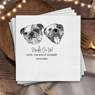 Servilleta De Papel Beba Con Mascotas Estadounidenses Personalizado Bo