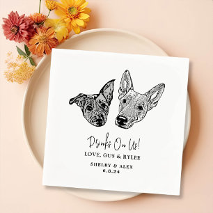 Servilleta De Papel Beba Con Mascotas Estadounidenses Personalizado Bo