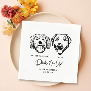 Servilleta De Papel Beba Con Mascotas Estadounidenses Personalizado Bo