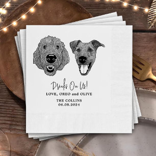 Servilleta De Papel Beba Con Mascotas Estadounidenses Personalizado Bo