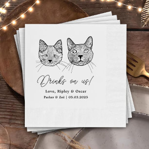 Servilleta De Papel Beba Con Mascotas Estadounidenses Personalizado Bo