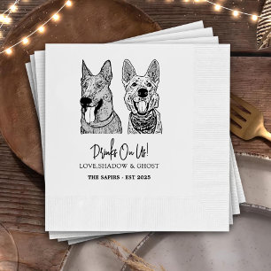 Servilleta De Papel Beba Con Mascotas Estadounidenses Personalizado Bo