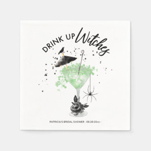 Servilleta De Papel Beba hasta el final Cóctel de Brujas Bridal Shower