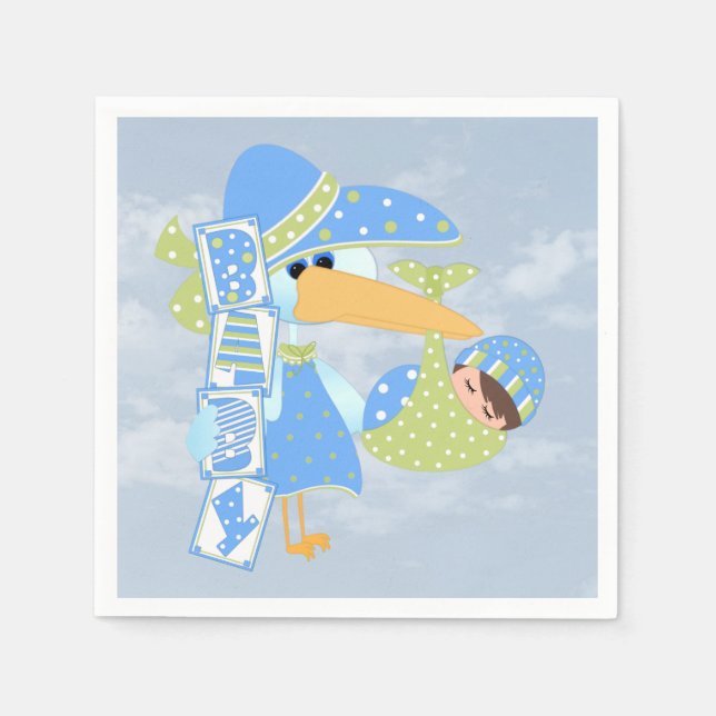 Servilleta De Papel Bebé1Cócteles Estándar (Anverso)