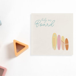 Servilleta De Papel Bebé a bordo Bebé ducha Océano