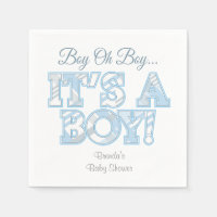 Bebé Blue Plantas Baby Shower