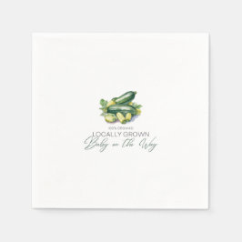 Servilleta De Papel Bebé crecido localmente en camino - Zucchini - Ver