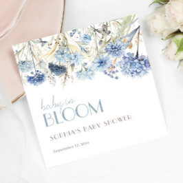 Servilleta De Papel Bebé deprimido en el elegante Baby Shower azul bei