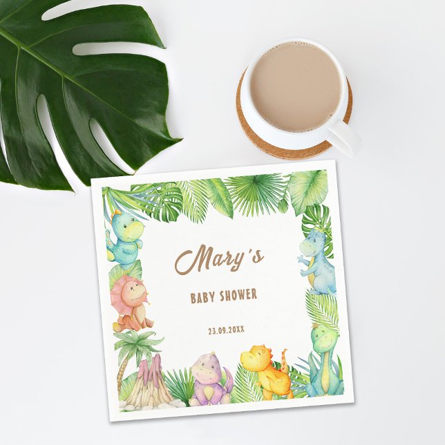 Servilleta De Papel Bebé Dinosaurio (Subido por el creador)