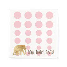 Bebé Elephant Gold Pink