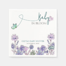 Bebé En Bloom Baby Shower Morple Floral