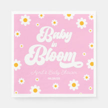 Bebé En Bloom Daisy Flor Floral Baby Shower Rosa