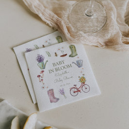 Servilleta De Papel Bebé en Bloom Garden Baby Shower