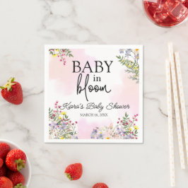 Servilleta De Papel Bebé en Bloom Wildflower Cocktail Napkin