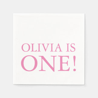 Servilleta De Papel Bebé es el primer Personalizado de Napkins Party B