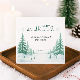 Servilleta De Papel Bebé, frío fuera del Fiesta de Baby Shower inverna