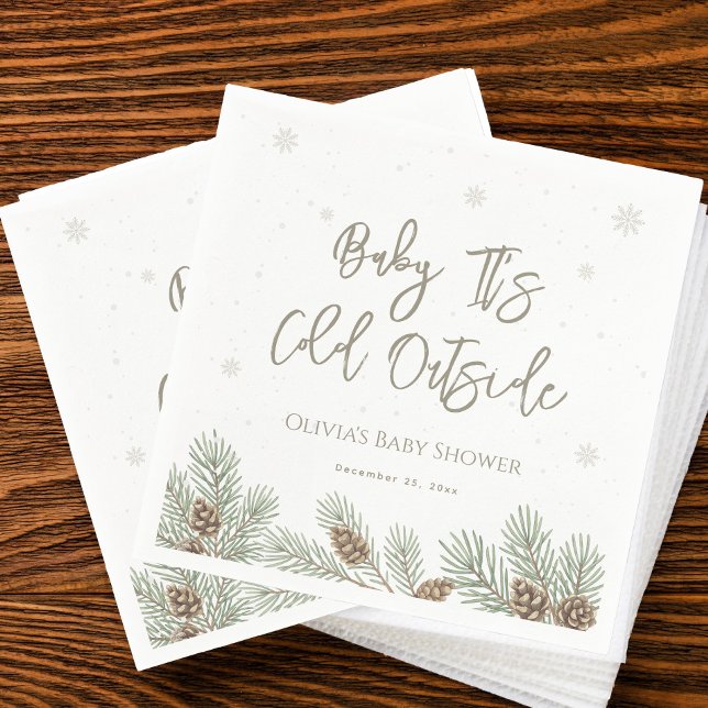 Servilleta De Papel Bebé hace frío afuera (Subido por el creador)