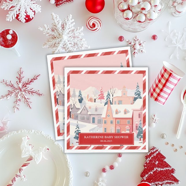 Servilleta De Papel Bebé hace frío fuera chica de invierno (Subido por el creador)