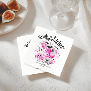 Servilleta De Papel Bebe hasta el final Cóctel de Brujas Bridal Shower