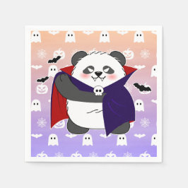 Servilleta De Papel Bebé lindo de Halloween Vampiro Panda Dracula