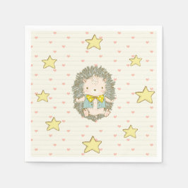 Servilleta De Papel Bebé lindo Hedgehog Bebé Chica Ducha Dulce