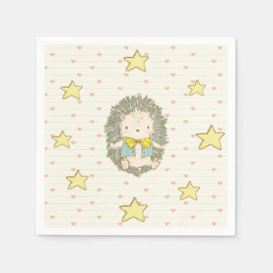 Servilleta De Papel Bebé lindo Hedgehog Bebé Chica Ducha Dulce