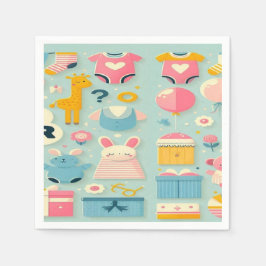 Servilleta De Papel bebé necesita una ducha de bebé