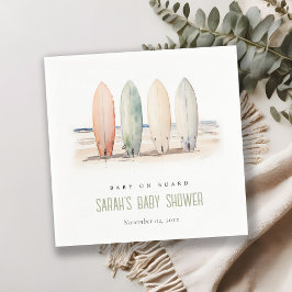 Servilleta De Papel Bebé Neutral a bordo del Baby Shower