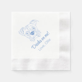 Servilleta De Papel ¡Bebe sobre mí! Boxer Boda Napkins